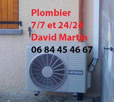 Unité extérieur, console mural climatisation Lentilly