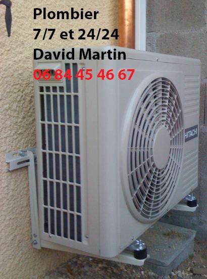 Unité extérieur console mural climatisation Lentilly